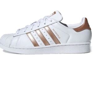 Adidas Rose Gold Super Star Sneakers